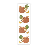 Mrs-Grossmans-Strip-of-Cheerful-Sloths-Stickers - ANB Baby